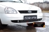 Lada-Priora (седан) 2007—2011-Зимняя заглушка решетки переднего бампера-шагрень